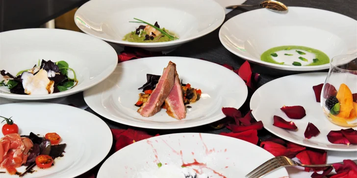 7chodové degustační menu pro dva - siven i kachna v luxusním podání