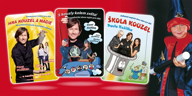 Škola kouzel Pavla Kožíška - vstupenka na představení pro děti