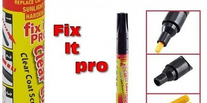 Fix It, škrábance na laku auta jsou již minulostí v hodnotě 229 Kč