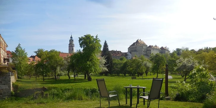 Stylový středověký domek v centru Českého Krumlova pro dva i rodinu