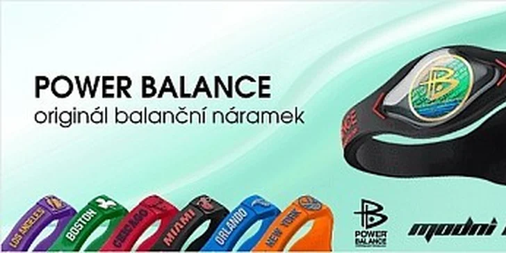159 Kč za Power Balance NBA team dle výběru v hodnotě 390 Kč vč. poštovného