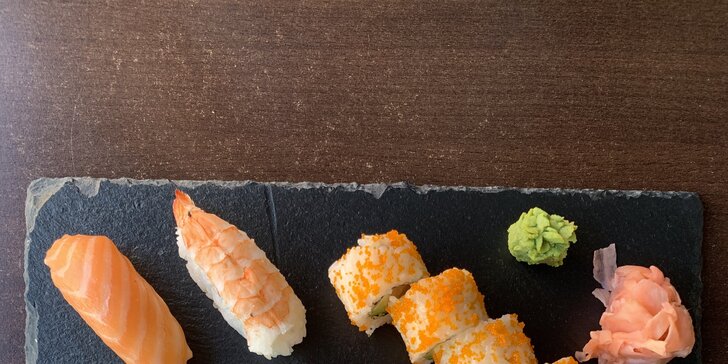Pestré sushi sety: 24 vege rolek, ale i 22 či 32 ks s avokádem či rybami