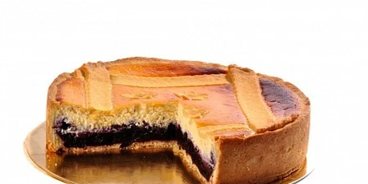 94 Kč za 3 kousky dortu Ricotta v cukrárně Ollies v hodnotě 141 Kč