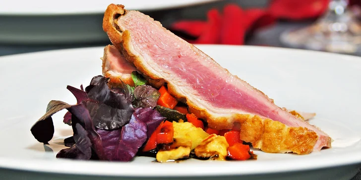 7chodové degustační menu pro dva - siven i kachna v luxusním podání