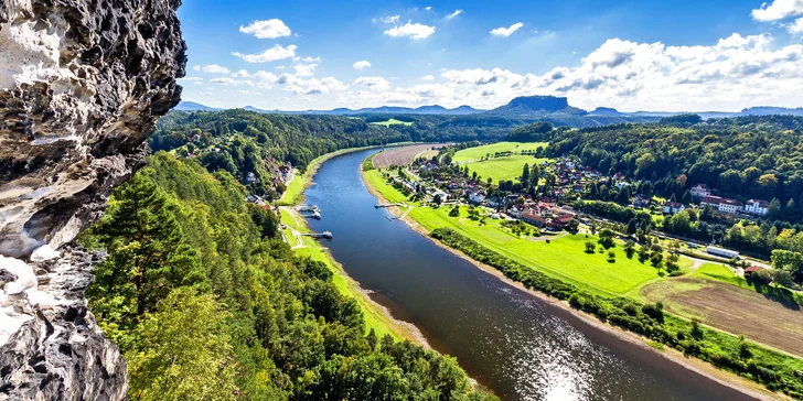 Výlet do Bad Schandau s plavbou lodí a turistikou v Saském Švýcarsku