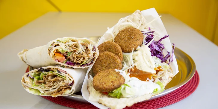 Dobrota, která zasytí: kebab, twister nebo falafel a nápoj podle výběru