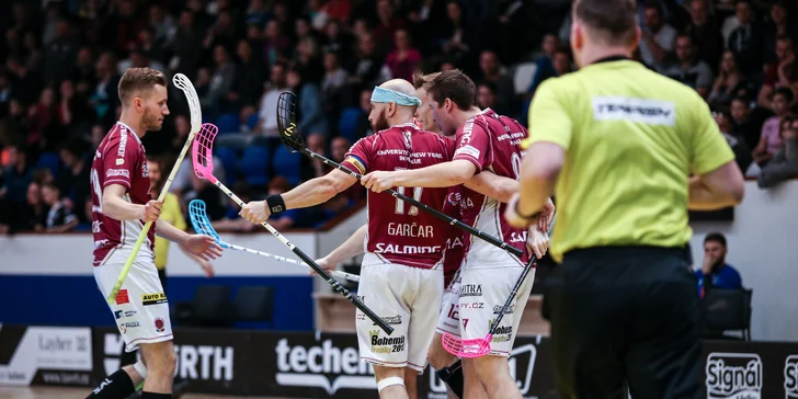 Vstupenka na florbal na Spartě: čtvrtfinálové derby s 1. SC Tempish Vítkovice