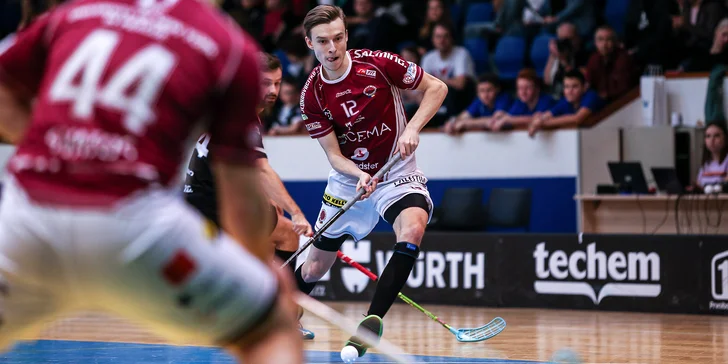 Vstupenka na florbal na Spartě: čtvrtfinálové derby s 1. SC Tempish Vítkovice
