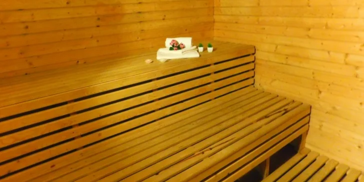 Těšit se můžete také na saunu, 30 minut již máte v ceně.