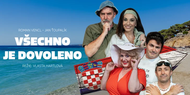 Letní scéna Harfa: vstupenka na představení Všechno je dovoleno