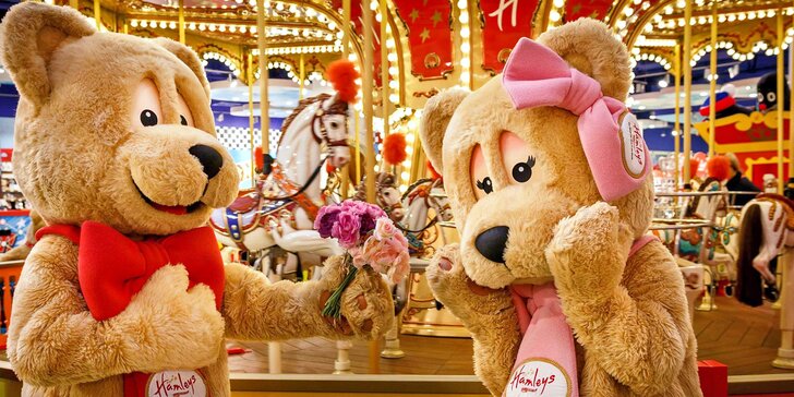 Zabavte rodinu v parádním hračkářství Hamleys: 30% sleva na atrakce i zboží
