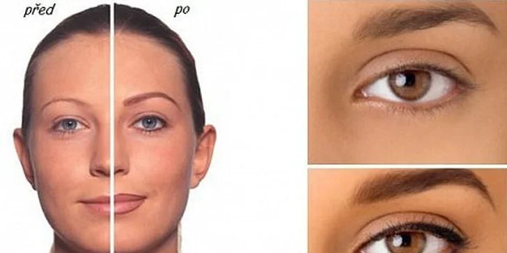 1590 Kč za permanentní make-up v původní hodnotě 4000 Kč