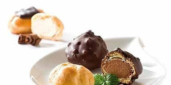 29 Kč za báječnou mlsku pro děti - kakao a  2 šlehačkové profiterolky
