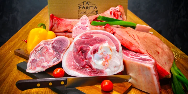 Farmářské bedýnky plné vepřového: zásoba poctivého českého masa