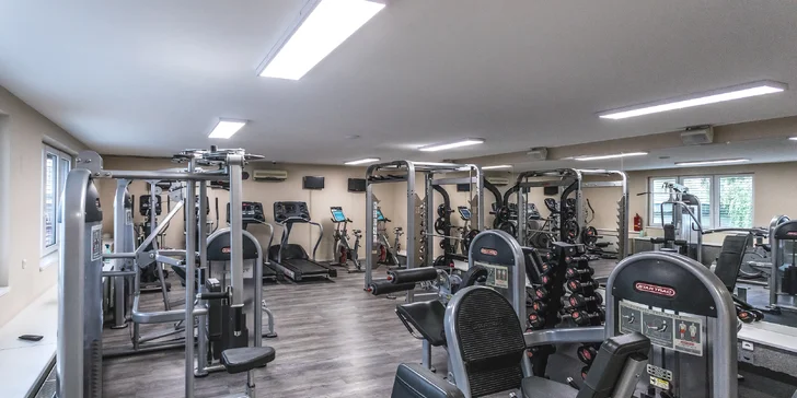 V ceně máte i neomezený vstup do fitness. 