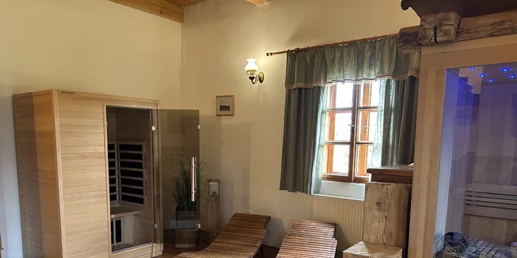 Tu můžete využít jednou za pobyt na 90 minut.