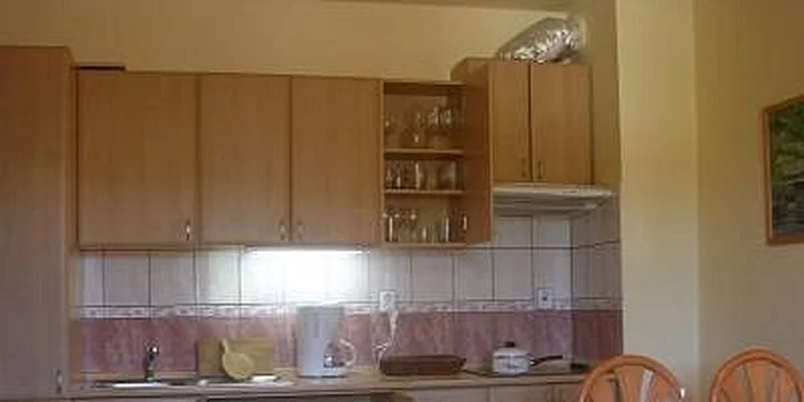 2800 Kč za pronájem apartmánu pro 4 osoby na týden v hodnotě 5600 Kč