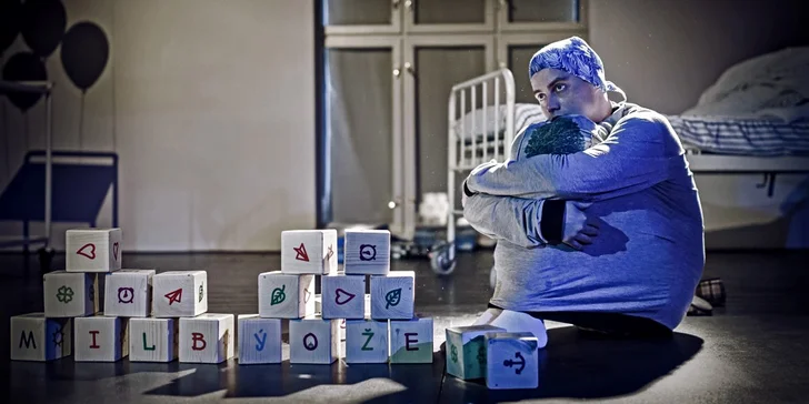 Vstup do Městského divadla Kladno na představení Oskar a růžová paní