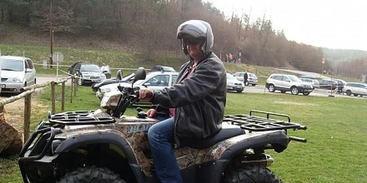999 Kč za svezení na čtyřkolce - adrenalin jaký jste dosud nepoznali