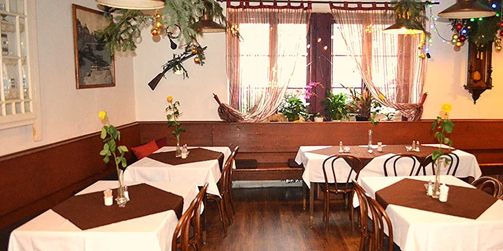 3chodové menu s panenkou i kuřecím steakem a nápoj podle výběru pro dva