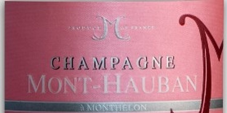 504 Kč za luxusní Champagne francais - Cuvée rosé v hodnotě 672 Kč