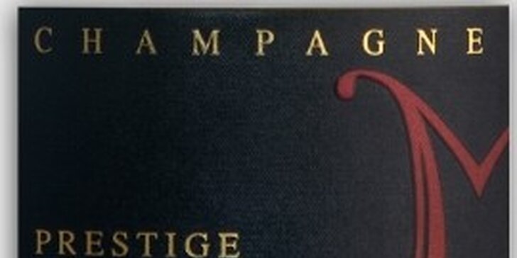 522 Kč za luxusní Champagne francais -  Cuvée prestige v hodnotě 696 Kč