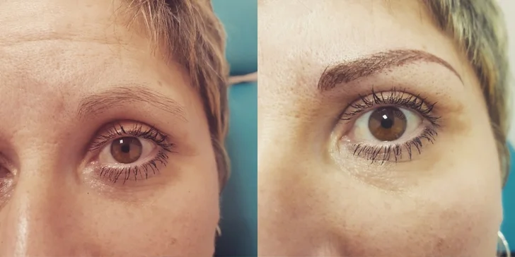 Krásné obočí: kombinace dvou technik microblading + vlásková metoda