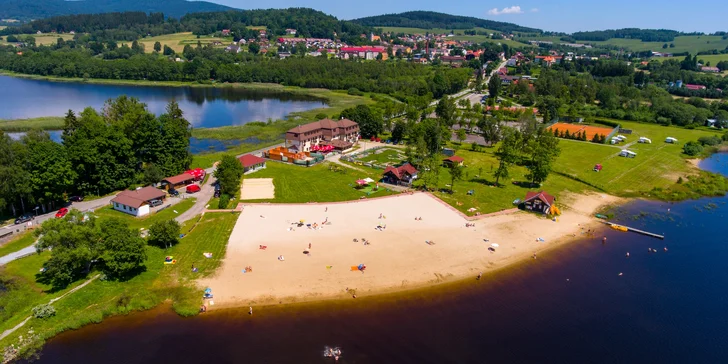 Klid u Lipna: pohodový pobyt u přehrady bez davů na 3–4 dny s polopenzí