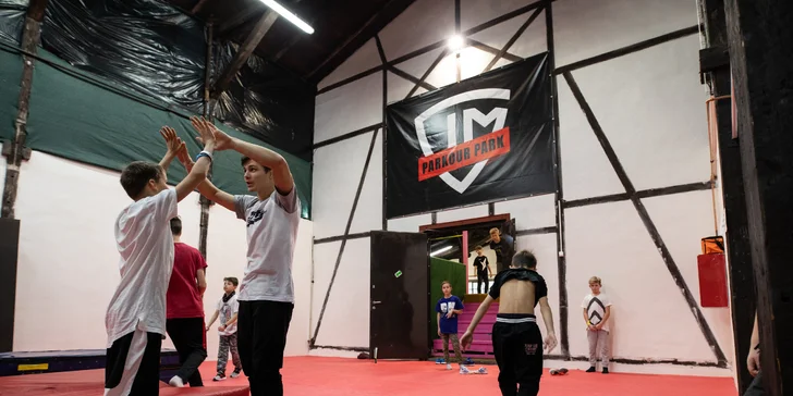 Vyzkoušej si, jaké to je být ninjou: vstup do Parkour Parku na 120 minut pro 1 i 2 osoby