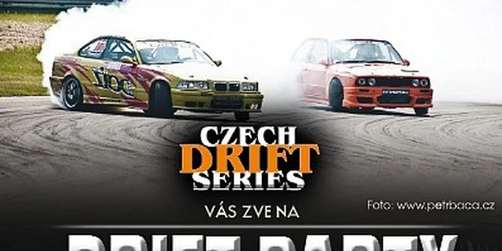 50 Kč za Drift Párty - vyhlášení mistra v driftování a poháru konstruktérů
