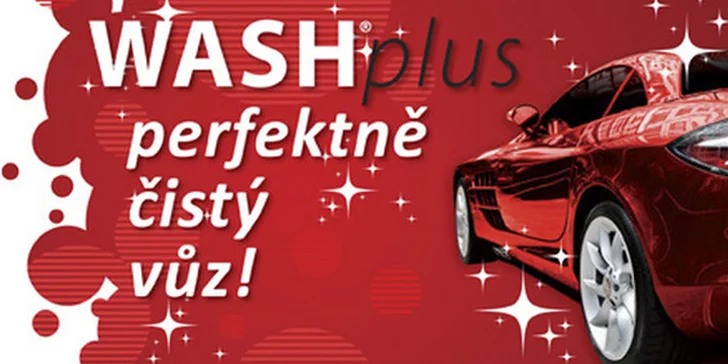 199 Kč za otevřený voucher v hodnotě 500 Kč do automyček WASHplus. Ruční mytí vozu, ošetření interiéru a další služby se slevou 60 %.