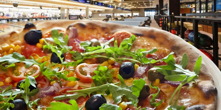 Výborná pizza a bowling v největším bowlingovém centru na Moravě