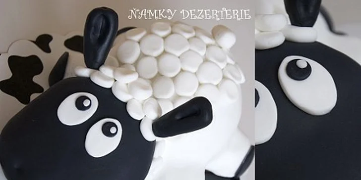 990 Kč za designový 3D dort na Vaši oslavu v původní hodnotě 1500 Kč