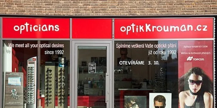 330 Kč za prémiové vyšetření 3D a měření zraku v hodnotě 680 Kč