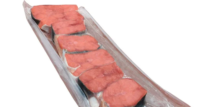 Podkovy z mraženého divokého lososa Keta: vakuově balené, cca 1kg