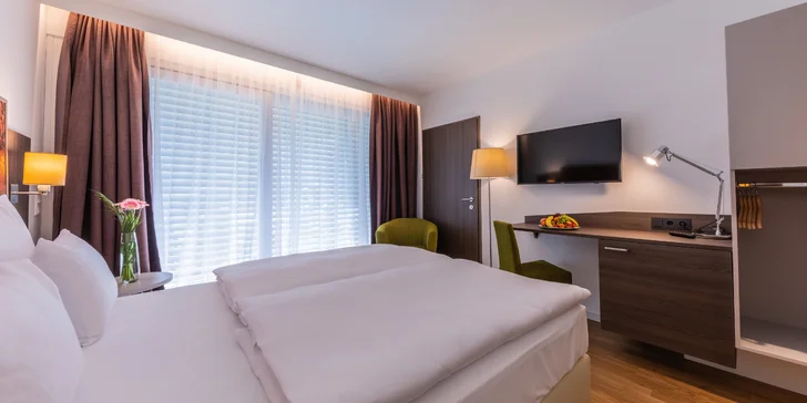 4* zámecký hotel v rakouském lázeňském Badenu s neomezeným wellness