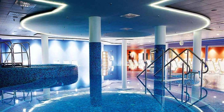 Po dobu pobytu můžete neomezeně navštěvovat wellness a fitness.