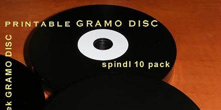 129 Kč za 10 ks jedinečných CD-R v podobě Gramodesek v hodnotě 269 Kč