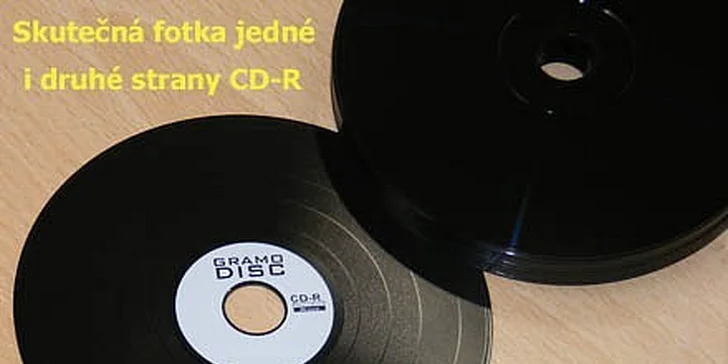 129 Kč za 10 ks jedinečných CD-R v podobě Gramodesek v hodnotě 269 Kč