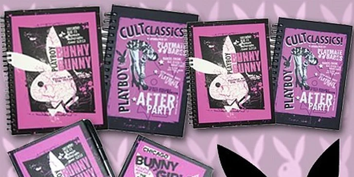 239 Kč za sadu tří zápisníků PLAYBOY v původní hodnotě 399 Kč