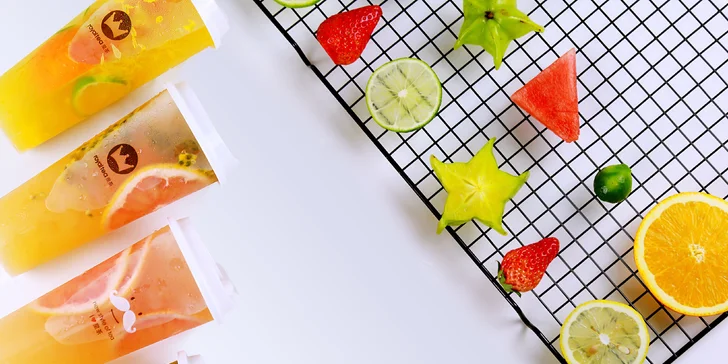 Hongkongský čaj s krémovým sýrem nebo fresh juice čaj podle výběru