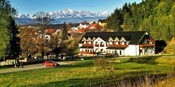 Kouzelná dovolená na Liptově s polopenzí i vstupem do wellness