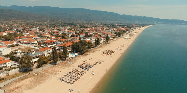 Vyrazte letos k moři na Chalkidiki: 7–19 nocí, studio s kuchyňkou, doprava