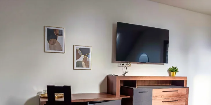 V apartmánoch nájdete všetok potrebný komfort.