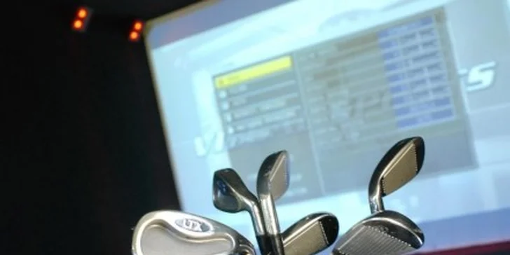 200 Kč za jednu hodinu na Golfovém trenažeru místo 280 Kč