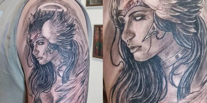 Nové tetování od tatéra Wang D z DA Ink u náměstí Jiřího z Poděbrad