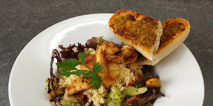 3chodové degustační menu nebo 2 chody a relax ve vířivce i při zábalu