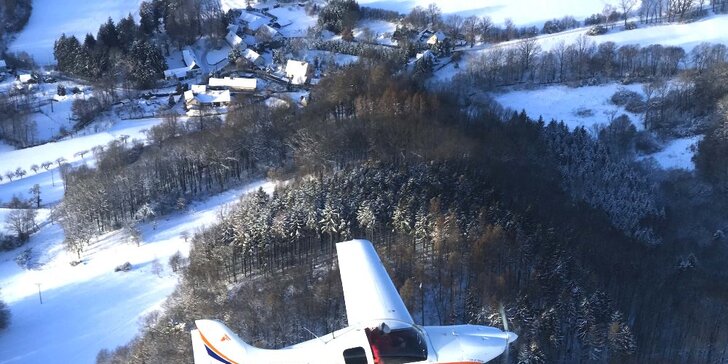 Pilotem na zkoušku: 20 nebo 30 minut seznamovacího letu nad hrady a zámky