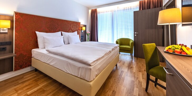 4* zámecký hotel v rakouském lázeňském Badenu s neomezeným wellness