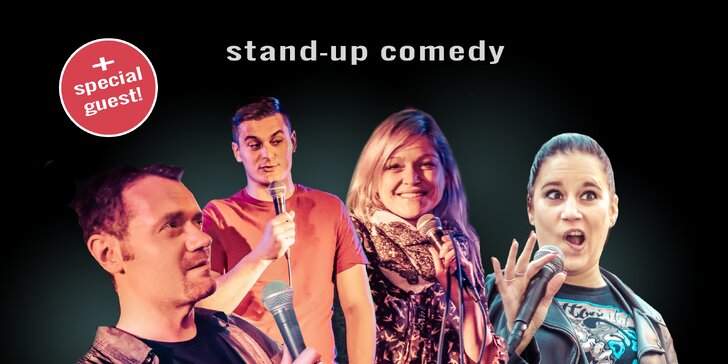 Zasmějte se: vstupenka na stand up comedy show Stání v Hradci Králové
